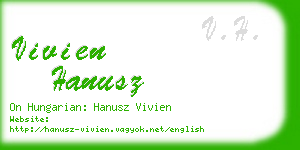 vivien hanusz business card